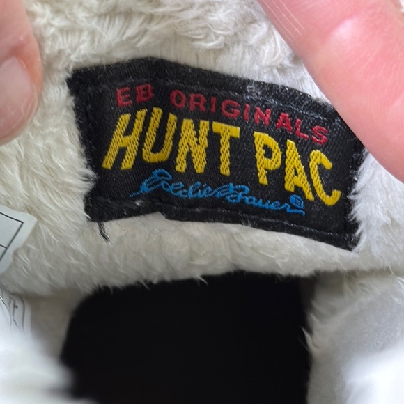 EB Originals Hunt Pac Eddie Bauer Tan and Brown Waterproof Boots - Picture 14 of 15